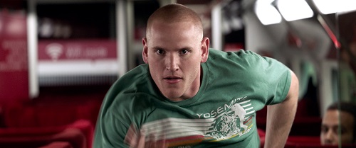 SPENCER STONE as Spencer in Warner Bros. Pictures' and Village Roadshow Pictures' THE 15:17 TO PARIS, a Warner Bros. Pictures release. Photo courtesy of Warner Bros. Pictures. SPENCER STONE as Spencer in Warner Bros. Pictures' and Village Roadshow Pictures' THE 15:17 TO PARIS, a Warner Bros. Pictures release. Photo courtesy of Warner Bros. Pictures.