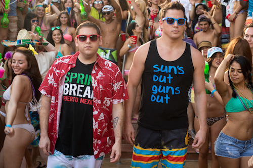 Jonah Hill and Channing Tatum in 22 Jump Street. 2014 Sony Pictures.