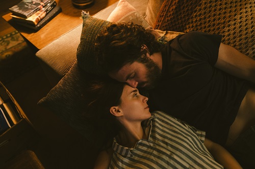 Rooney Mara and Casey Affleck in A Ghost Story, photo by Bret Curry, courtesy of A24. Rooney Mara and Casey Affleck in A Ghost Story, photo by Bret Curry, courtesy of A24.