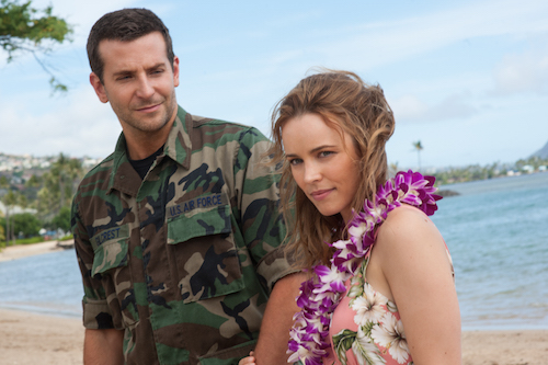 Bradley Cooper, left, and Rachel McAdams star in Columbia Pictures' Aloha. 2015 Columbia Pictures Industries, Inc. All Rights Reserved. ALL IMAGES ARE PROPERTY OF SONY PICTURES ENTERTAINMENT INC. FOR PROMOTIONAL USE ONLY. SALE, DUPLICATION OR TRANSFER OF THIS MATERIAL IS STRICTLY PROHIBITED.