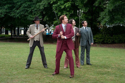 A scene from Anchorman 2: The Legend Continues. 2013 Paramount Pictures. A scene from Anchorman 2: The Legend Continues. 2013 Paramount Pictures.