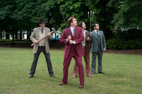 A scene from Anchorman 2: The Legend Continues. 2013 Paramount Pictures.