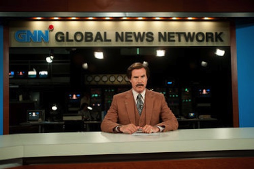 Will Ferrell as Ron Burgundy in Anchorman 2: The Legend Continues. 2013 Paramount Pictures. Will Ferrell as Ron Burgundy in Anchorman 2: The Legend Continues. 2013 Paramount Pictures.