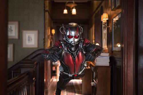 Paul Rudd in Ant-Man. 2015. All rights reserved. Paul Rudd and Evangeline Lilly in Ant-Man. 2015. All rights reserved.