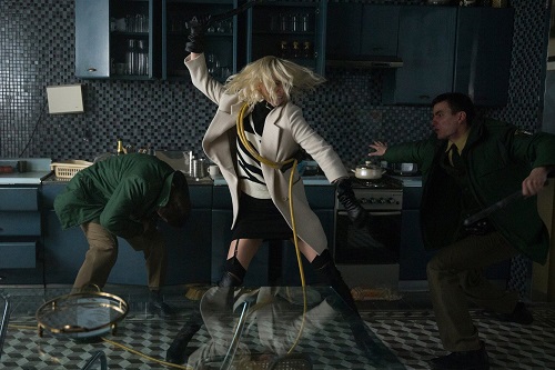 Atomic Blonde, photo courtesy Focus Features 2017. Atomic Blonde, photo courtesy Focus Features 2017.