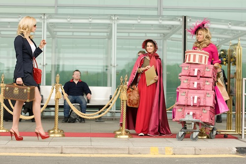 Georgia King as Lady Amelia Heartwright, Keri Russell as Jane Hayes and Jennifer Coolidge as Miss Elizabeth Charming Photo by Giles Keyte, Courtesy of Sony Pictures Classics