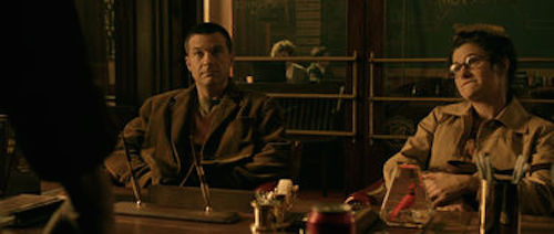 Jason Bateman as Guy Trilby and Kathryn Hahn as Jenny Widgeon in Bad Words. 2014 Focus Features. Jason Bateman as Guy Trilby and Kathryn Hahn as Jenny Widgeon in Bad Words. 2014 Focus Features.