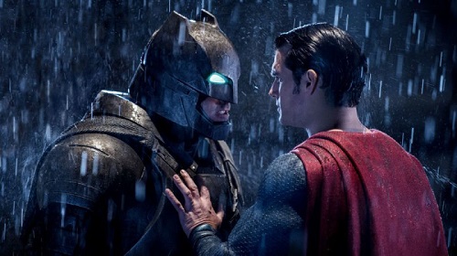 Still of Ben Affleck and Henry Cavill in Batman v Superman: Dawn of Justice (2016). Photo by Courtesy of Warner Bros. Copyright 2015 Warner Bros. Entertainment Inc., Ratpac-Dune Entertainment LLC and Ratpac Entertainment, LLC. TStill of Ben Affleck and Henry Cavill in Batman v Superman: Dawn of Justice (2016). Photo by Courtesy of Warner Bros. Copyright 2015 Warner Bros. Entertainment Inc., Ratpac-Dune Entertainment LLC and Ratpac Entertainment, LLC.