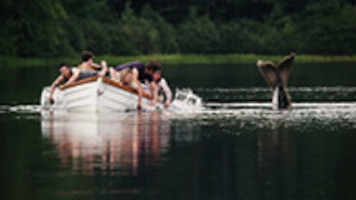 Paddling Screen Shot from Beneath