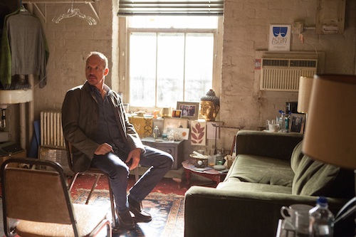 Michael Keaton as Riggan in BIRDMAN.