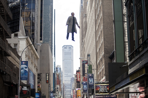 Michael Keaton as Riggan in BIRDMAN.