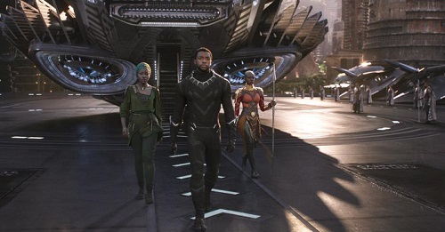 Black Panther, courtesy Marvel Studios/Walt Disney Pictures, All Rights Reserved.