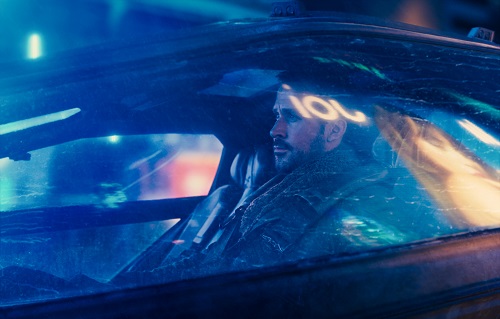 RYAN GOSLING as K in Alcon Entertainment's action thriller BLADE RUNNER 2049, a Warner Bros. Pictures and Sony Pictures Entertainment release, domestic distribution by Warner Bros. Pictures and international distribution by Sony Pictures.