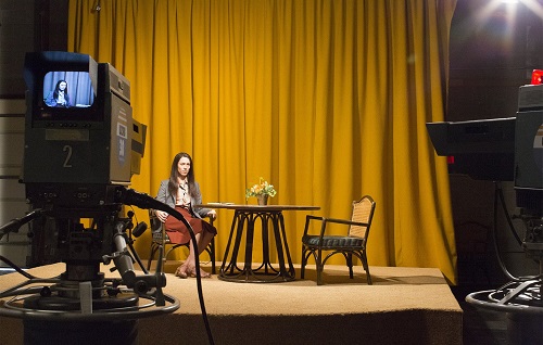 Rebecca Hall in Christine, photo courtesy of The Orchard. All Rights Reserved.