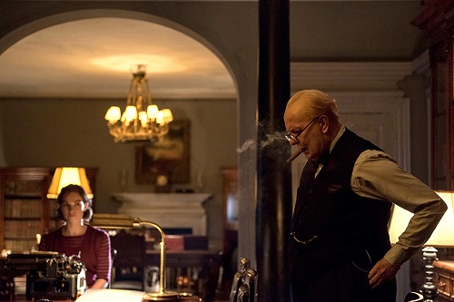 Darkest Hour, courtesy Wolking Title Films/Focus Features 2017. Darkest Hour, courtesy Wolking Title Films/Focus Features 2017.