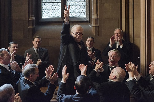 Darkest Hour, courtesy Wolking Title Films/Focus Features 2017.