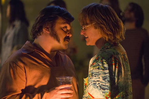 Jack Black as Dexter and Joaquin Phoenix as John Callahan star in DON'T WORRY, HE WON'T GET FAR ON FOOT. Unit Photographer: Scott Patrick Green © 2018 AMAZON CONTENT SERVICES LLC DWHWGFOF Photo Credit: Scott Patrick Green, Courtesy of Amazon Studios.