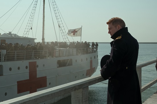 KENNETH BRANAGH as Commander Bolton in the Warner Bros. Pictures action thriller DUNKIRK, a Warner Bros. Pictures release. Photo credit: Melinda Sue Gordon. KENNETH BRANAGH as Commander Bolton in the Warner Bros. Pictures action thriller DUNKIRK, a Warner Bros. Pictures release. Photo credit: Melinda Sue Gordon.