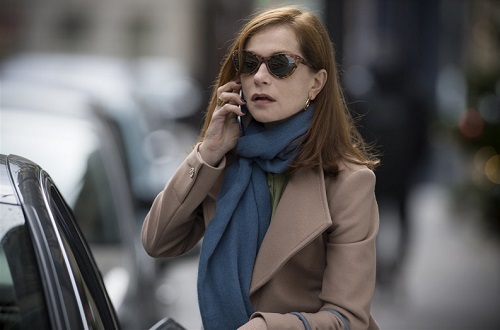 Isabelle Huppert in Elle, photo courtesy Sony Pictures Classics. Isabelle Huppert in Elle, photo courtesy Sony Pictures Classics.