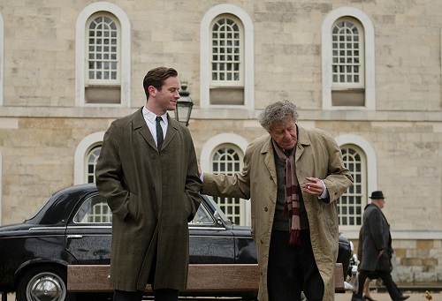 Armie Hammer and Geoffrey Rush in Final Portrait, courtesy Sony Pictures Classics. Armie Hammer and Geoffrey Rush in Final Portrait, courtesy Sony Pictures Classics.