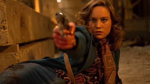 Brie Larson in Free Fire, photo by Kerry Brown courtesy of A24.