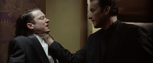 Elijah Wood and John Cusack in GRAND PIANO, a Magnet Release. Photo courtesy of Magnet Releasing. Elijah Wood and John Cusack in GRAND PIANO, a Magnet Release. Photo courtesy of Magnet Releasing.