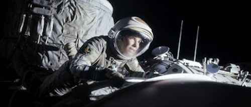 Sandra Bullock as Dr. Ryan Stone in Gravity. 2013 Warner Bros.