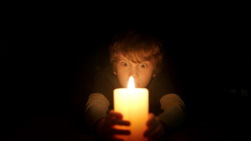 GABRIEL BATEMAN as Martin in New Line Cinema's horror film LIGHTS OUT, a Warner Bros. Pictures release. Photo courtesy of Warner Bros. Pictures.