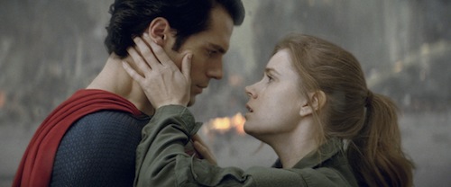 HENRY CAVILL as Superman and AMY ADAMS as Lois Lane in Warner Bros. Pictures' and Legendary Pictures' action adventure MAN OF STEEL, a Warner Bros. Pictures release. TM and Â© DC Comics. Photo courtesy of Warner Bros. Pictures