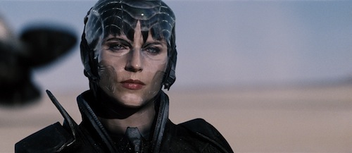 ANTJE TRAUE as Faora-Ul in Warner Bros. Pictures' and Legendary Pictures' action adventure MAN OF STEEL, a Warner Bros. Pictures release. TM and © DC Comics.Photo courtesy of Warner Bros. Pictures ANTJE TRAUE as Faora-Ul in Warner Bros. Pictures' and Legendary Pictures' action adventure MAN OF STEEL, a Warner Bros. Pictures release. TM and © DC Comics. Photo courtesy of Warner Bros. Pictures