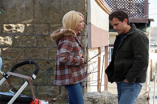 Michelle Williams and Casey Affleck in MANCHESTER BY THE SEA, photo courtesy Roadside Attractions/Amazon 2016 All rights reserved. Michelle Williams and Casey Affleck in MANCHESTER BY THE SEA, photo courtesy Roadside Attractions/Amazon 2016 All rights reserved.