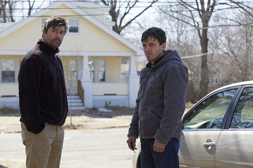 Kyle Chandler and Casey Affleck in MANCHESTER BY THE SEA, photo courtesy Roadside Attractions/Amazon 2016 All rights reserved.