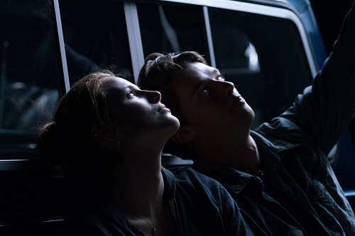 Bella Thorne and Patrick Schwarzenegger in MIDNIGHT SUN. Photo Credit: Ed Araquel, courtesy Open Road Films. Bella Thorne and Patrick Schwarzenegger in MIDNIGHT SUN. Photo Credit: Ed Araquel, courtesy Open Road Films.