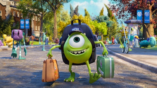 Mike in Monsters Univeristy. 2013.