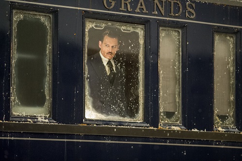Johnny Depp stars in Twentieth Century Fox's Murder on the Orient Express. Photo by Nicola Dove.