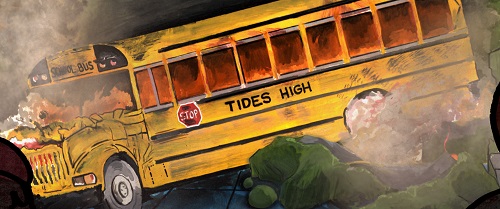 My Entire High School Sinking Into The Sea, photo courtesy Gkids. My Entire High School Sinking Into The Sea, photo courtesy Gkids.