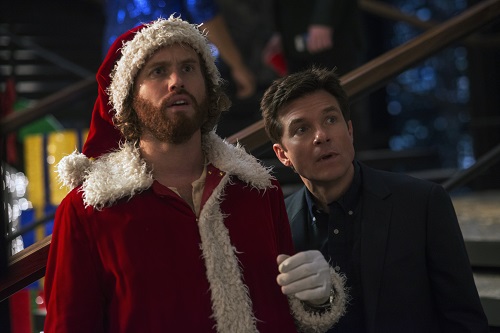 L-R: T.J. Miller as Clay Vanstone, Jason Bateman as Josh Parker in OFFICE CHRISTMAS PARTY by Paramount Pictures, DreamWorks Pictures, and Reliance Entertainment. Photo Credit: Glen Wilson © 2016 PARAMOUNT PICTURES. ALL RIGHTS RESERVED.