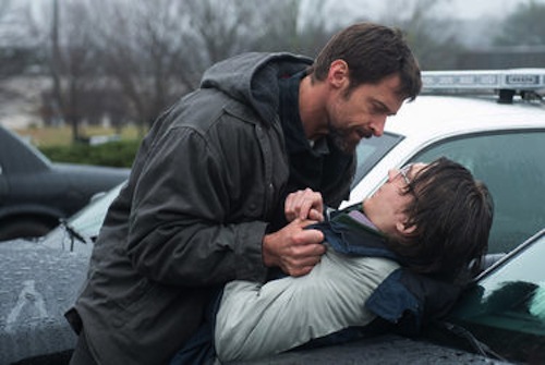 Hugh Jackman as Keller Dover in Prisoners. 2013 Wilson Webb / Warner Bros