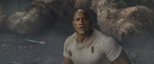 DWAYNE JOHNSON as Davis Okoye in New Line Cinema's and ASAP Entertainment's action adventure RAMPAGE, a Warner Bros. Pictures release. Photo Courtesy of Warner Bros. Pictures, © 2018 WARNER BROS. ENTERTAINMENT INC.