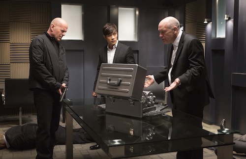 BRUCE WILLIS, BYUNG HUN LEE and JOHN MALKOVICH star in RED 2. Photo: Frank Masi, SMPSP. 2013 Summit Entertainment, LLC. All rights reserved. BRUCE WILLIS, BYUNG HUN LEE and JOHN MALKOVICH star in RED 2. Photo: Frank Masi, SMPSP. 2013 Summit Entertainment, LLC. All rights reserved.