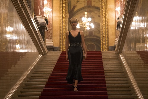 Jennifer Lawrence stars in Twentieth Century Fox's RED SPARROW. Photo Credit: Murray Close; TM & © 2018 Twentieth Century Fox Film Corporation. All Rights Reserved. Jennifer Lawrence stars in Twentieth Century Fox's RED SPARROW. Photo Credit: Murray Close; TM & © 2018 Twentieth Century Fox Film Corporation. All Rights Reserved.