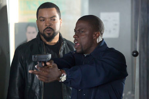 Ice Cube and Kevin Hart in Ride Along. 2013 Universal Pictures.
