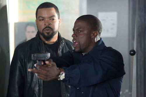 Ice Cube and Kevin Hart in Ride Along. 2013 Universal Pictures. Ice Cube and Kevin Hart in Ride Along. 2013 Universal Pictures.