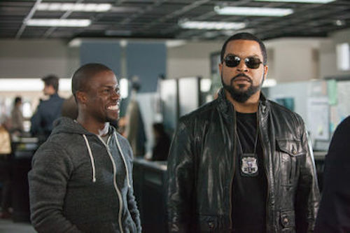 Ice Cube and Kevin Hart in Ride Along. 2013 Universal Pictures. Ice Cube and Kevin Hart in Ride Along. 2013 Universal Pictures.