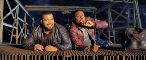 Ice Cube and Kevin Hart in Ride Along. 2013 Universal Pictures.