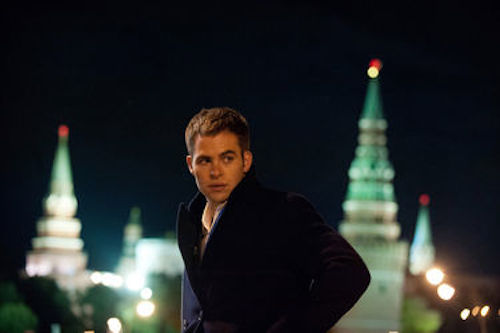 Chris Pine as Jack Ryan in Jack Ryan: Shadow Recruit. 2013 Paramount Pictures.