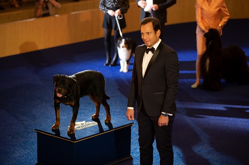 Max, voiced by Chris 'Ludacris' Bridges and Will Arnett in SHOW DOGS. Photo credit: Adrian Rogers / Distributor: Global Road Entertainment. Max, voiced by Chris 'Ludacris' Bridges and Will Arnett in SHOW DOGS. Photo credit: Adrian Rogers / Distributor: Global Road Entertainment.