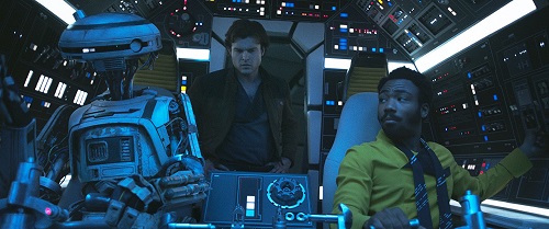 Solo: A Star Wars Story, photo courtesy Lucasfilm/Walt Disney Studios Motion Pictures. Solo: A Star Wars Story, photo courtesy Lucasfilm/Walt Disney Studios Motion Pictures.