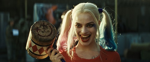 MARGOT ROBBIE as Harley Quinn in Warner Bros. Pictures' action adventure SUICIDE SQUAD, a Warner Bros. Pictures release. MARGOT ROBBIE as Harley Quinn in Warner Bros. Pictures' action adventure SUICIDE SQUAD, a Warner Bros. Pictures release.