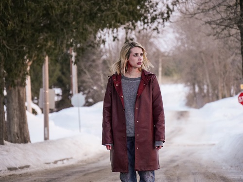 Emma Roberts in The Blackcoat's Daughter. Photo by Petr Maur, courtesy of A24.